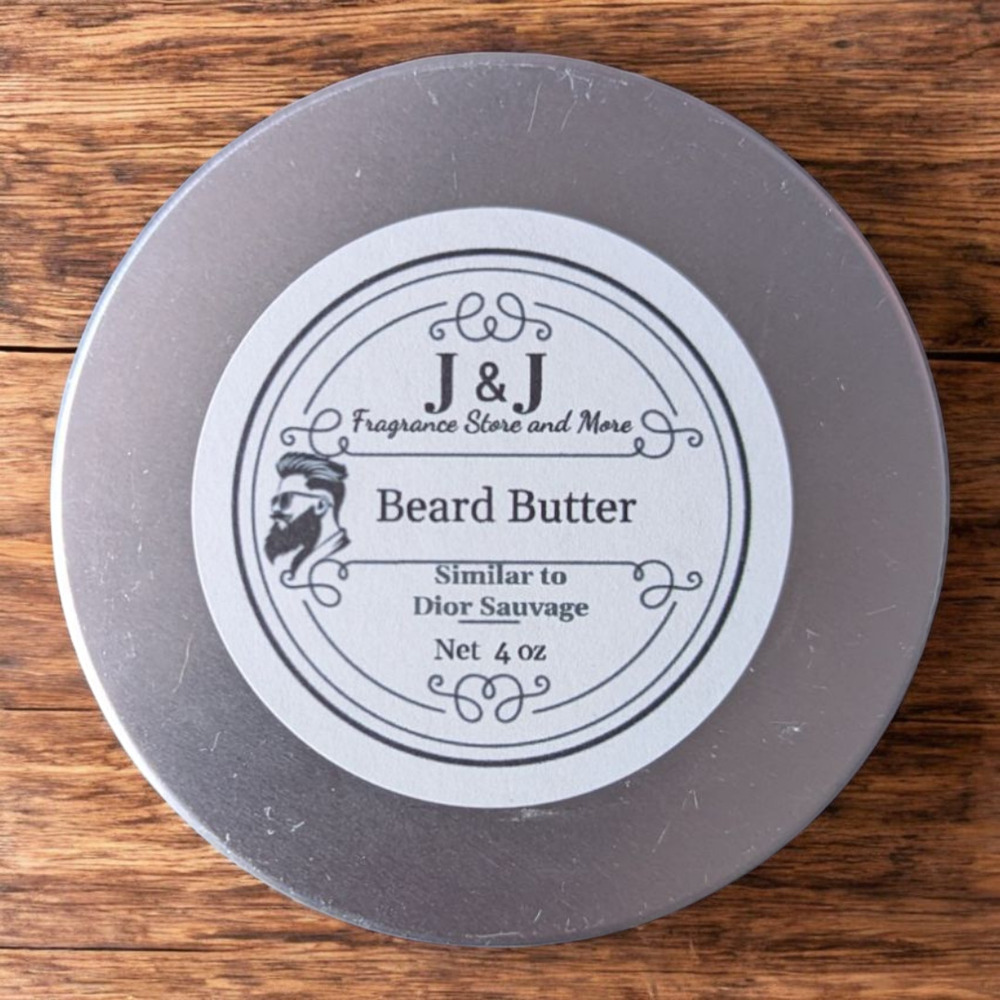 Beard Butter 4 oz - from J&J Fragrance W/Added Jojoba Oil